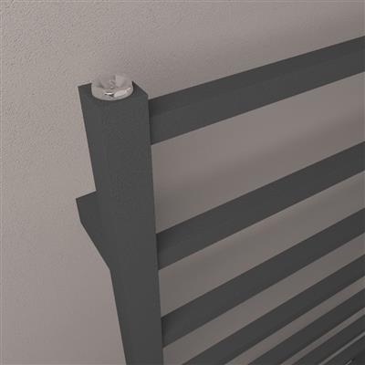 Tuscan Square Towel Rail 1800 x 500 Matt Anthracite