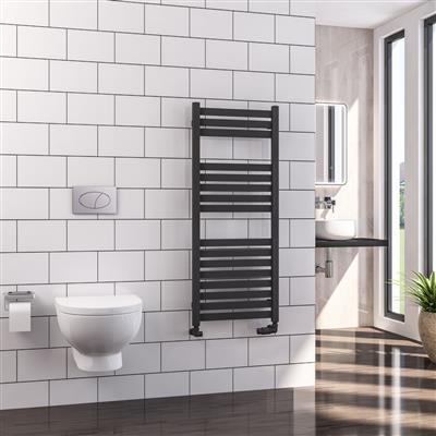 Defford 1200 x 500mm Towel Rail Matt Anthracite