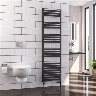 Defford 1800 x 500mm Towel Rail Matt Anthracite