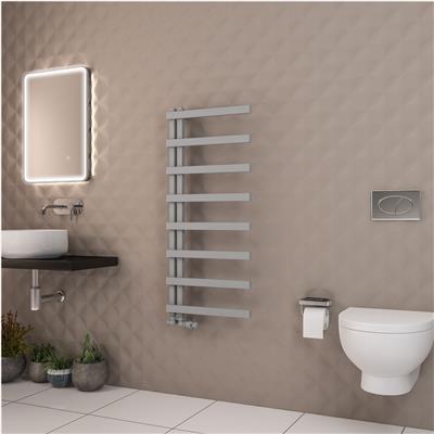 Platani 1150 x 500mm Towel Rail Matt Grey