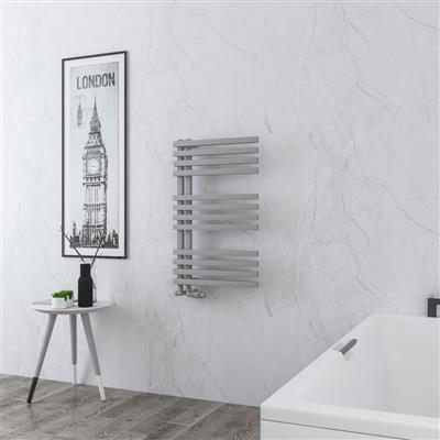 Reinbach 800 x 500mm Towel Rail Matt Grey