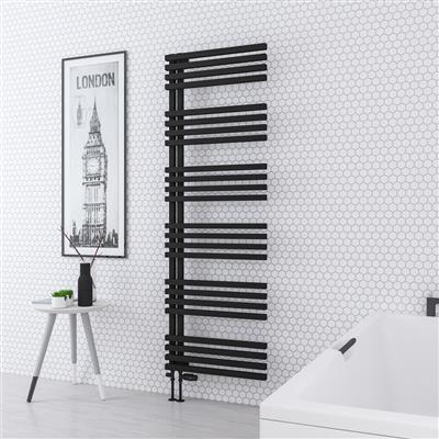 Reinbach 1800 x 600mm Towel Rail Matt Black