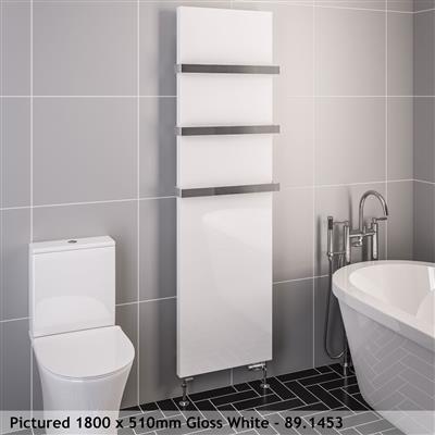 Wingrave 1800 x 310 Flat Panel Radiator Gloss White