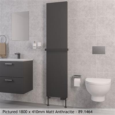 Wingrave 1800 x 310 Flat Panel Radiator Matt Anthracite