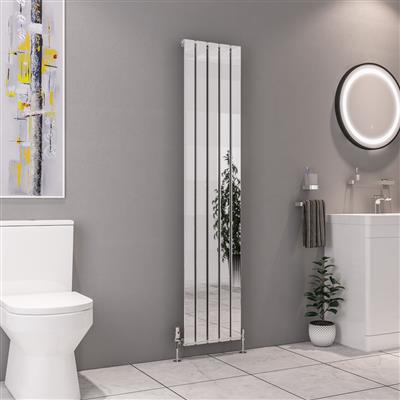 Deddington 1800 x 390 Radiator Chrome