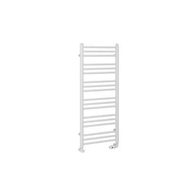 Corinium Round 1200 x 500 Towel Rail Gloss White