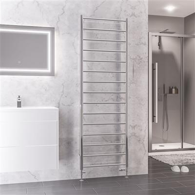 Tuscan Round 1800 x 600 Towel Rail Chrome