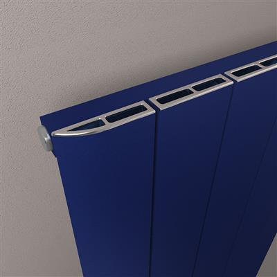 Withington 1800 x 280 Aluminium Radiator Matt Cobalt Blue