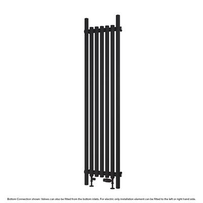 Lambourne 1800 x 420 Radiator Matt Black