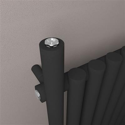 Lambourne 1800 x 420 Radiator Matt Black