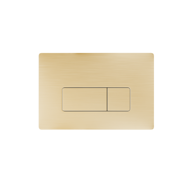 Pneumatic Push Plate / Flush Plate - Brushed Brass