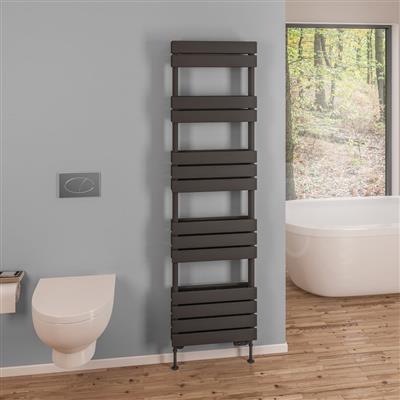 Addington 1750 x 500 Towel Rail Type21 Matt Anthracite Matt Anthracite