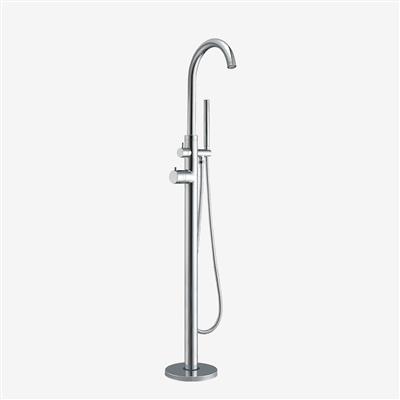 Floor Standing Thermostatic Mono Bath Shower Mixer (BSM) Tap - Chrome