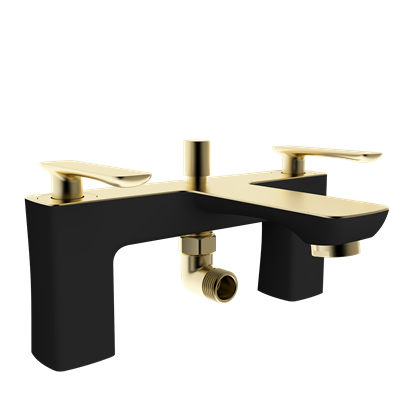 Helston BSM inc kit - Matt Smooth Black/Brushed Brass