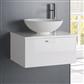 Sorrento 56cm wall hung unit High Gloss White