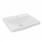 Cavone 50cm x 43cm 1 Tap Hole Ceramic Basin - Gloss White