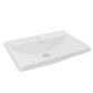 Cavone 60cm x 43cm 1 Tap Hole Ceramic Basin - Gloss White