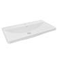 Cavone 80cm x 43cm 1 Tap Hole Ceramic Basin - Gloss White