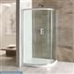 Volente Bow Fronted 800mm x 800mm Quadrant Shower Tray for 58.007 Shower Enclosure - White