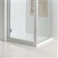 Volente Plan A ABS 700mm x 700mm Rectangular Stone Resin Shower Tray - White