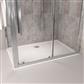  Corsair 1200 x 700mm 25mm Rectangular Shower Tray - White 