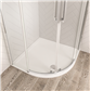  Corsair 1000x1000mm Quad 25mm Shower Tray - White 