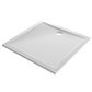  Corsair Anti-Slip 700 x 700mm square 25mm Shower Tray - White 