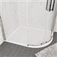  Corsair Anti-Slip 1200 x 900mm Offset Quad Right Hand (RH) 25mm Shower Tray - White 