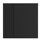 Flat Cover Plate 600 x 600 Matt Black