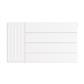 Flat Cover Plate with Lines 400 x 700 Gloss White