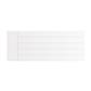 Flat Cover Plate with Lines 500 x 1300 Gloss White