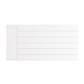 Flat Cover Plate with Lines 600 x 1200 Gloss White