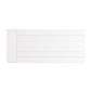 Flat Cover Plate with Lines 600 x 1400 Gloss White