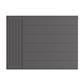 Flat Cover Plate with Lines 600 x 800 Matt Anthracite