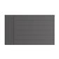 Flat Cover Plate with Lines 600 x 1000 Matt Anthracite