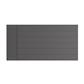 Flat Cover Plate with Lines 600 x 1200 Matt Anthracite