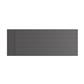 Flat Cover Plate with Lines 600 x 1600 Matt Anthracite