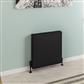 Keynsham Type 22 Panel Radiator 600 x 600 with Flat Designer Cover Matt Black