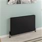 Keynsham Type 22 Panel Radiator 600 x 1000 with Flat Designer Cover Matt Black