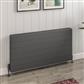 Keynsham Type 22 Panel Radiator 600 x 1200 with Lined Designer Cover Matt Anthracite