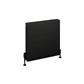 Keynsham Type 22 Panel Radiator 600 x 600 with Lined Designer Cover Matt Black