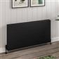 Keynsham Type 22 Panel Radiator 600 x 1200 with Lined Designer Cover Matt Black