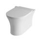 Northall Back To Wall WC Pan with Fixings - White