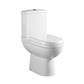 Dura High Level Close Coupled WC Pan with Fixings - White