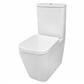 Sudbury Close Coupled Back To Wall Eco Vortex WC Pan with Fixings - White