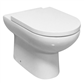 Osterley Back To Wall Eco Vortex WC Pan with Fixings - White