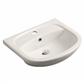 Osterley 44cm x 51cm 1 Tap Hole Ceramic Semi Recessed Basin - White