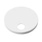 Toilet seat hinged Cover caps and fixings 50mm - Matt White