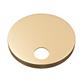 Toilet seat hinged Cover caps and fixings 50mm - Brushed Brass