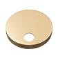 Toilet seat hinged Cover caps and fixings 60mm - Brushed Brass